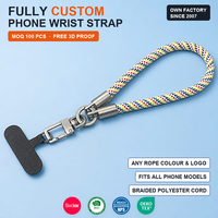 Cordon de téléphone réglable et détachable de type bracelet, étui de téléphone iPhone haut de gamme rembourré anti-chute avec chaîne pour suspension de sac photo
