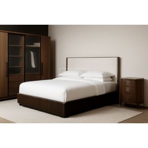 Modern Walnut Living & Bedroom Set Italian-Inspired Luxury - Product Image 3