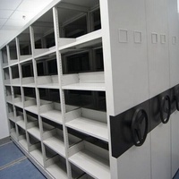 Meuble de classement métallique réglable pour bureau, système de rangement mobile moderne pour archives, idéal pour bibliothèque, école, atelier, salle de sport
