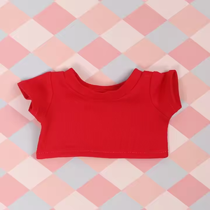 신상품 인형 옷 미니 반소매 17cm 인형 옷 티셔츠 - Product Image 4