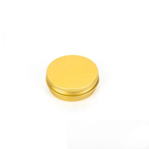 2 Oz Vàng Vòng Kim Loại Tin Có Thể Với Vít Top Nắp 60Ml 60G Pomade Râu Dầu Lông Kem Lưu Trữ Nhôm Container Hộp Thiếc - Product Image 2