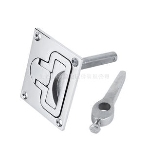 Verrou de sol carré pour pont marin, rangement, poignée à anneau de traction, accessoires de quincaillerie pour yacht, bateau, matériel de bateau - Product Image 4