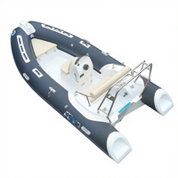 Bateaux pneumatiques rigides en fibre de verre RIB430 de 14 pieds à vendre
