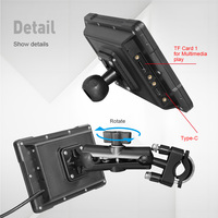 5 pouces sans fil CarPlay moniteur IPS écran Android Auto écran tactile WIFI FM moto Navigation écran intelligent