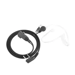 EARPHONIC Two Way Radio Acoustic Clear Tube Headset for Port Logistics