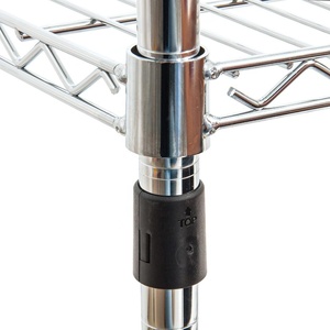 Nsf <span class=keywords><strong>5</strong></span> tầng kệ đơn vị 304 thép không gỉ SS nhà bếp Thương mại Kệ dây giá cho nhà bếp thương mại - Product Image 4