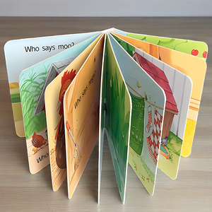 Thân thiện với môi tùy chỉnh in trẻ em Bảng các tông in sách theo yêu cầu - Product Image 1