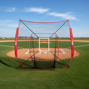    Red de Práctica de Béisbol y Sóftbol 7x7 pies para Bateo, Recepción y Lanzamiento, Equipo de Entrenamiento con Protección Trasera - Product Image 2