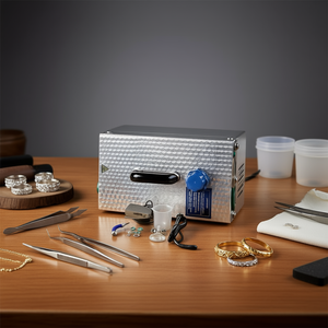 Limpiador a vapor para joyas D0100XTZEWA, 2L, 1300W, 110V, máquina de limpieza de gemas de oro y plata para la fabricación de joyas - Product Image 2