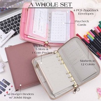 Portefeuille-organisateur Hongbo personnalisé en cuir véritable litchi souple multicolore A6 avec fermeture éclair, idéal comme cadeau de bureau/école/anniversaire