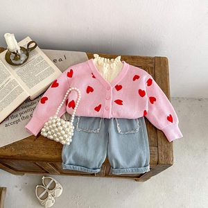 Winter Toddler Girls Long Sleeves Cute Warm Sweater Top Cotton Crew Neck Clothes <strong>Newborn</strong> Baby Girl <strong>Knitted</strong> <strong>Cardigan</strong> - Product Image 6