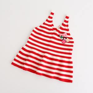 Robes en tricot pour filles, modèle col en V, style halter, de marques chinoises - Product Image 4