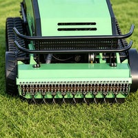 Broyeur à fléaux broyeur à fléaux lourd télécommandé avec moteur diesel 292 pour herbe épaisse vergers et coupe de végétation de