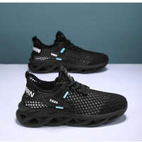 Sandales-sneakers de luxe pour hommes, style fin, légères, à grande maille ajourée, respirantes, décontractées, pour la course et le sport