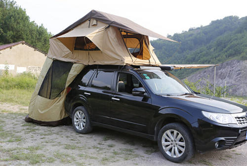 Durable Oxford Outdoor Car Tent Private Changing Room Suv Roof Top Tent Camping