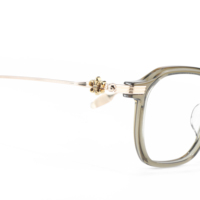 Lunettes de vue légères multifocales pour presbytie, monture complète punk, forme irrégulière, couleur noir argent, commande en ligne