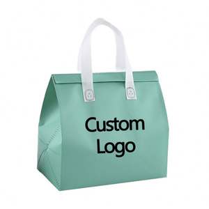 Sac isotherme écologique en tissu non tissé thermocollé pour pique-nique, repas à emporter et sacs isothermes portables - Product Image 5