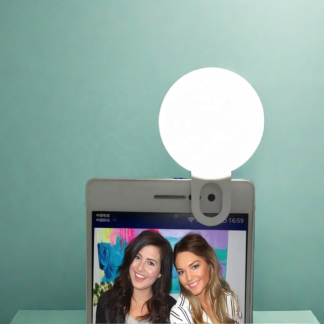 Mobile Phone Accessories ABS+PC LED Selfie Ring Light with Beauty Lighting for Live Broadcast
