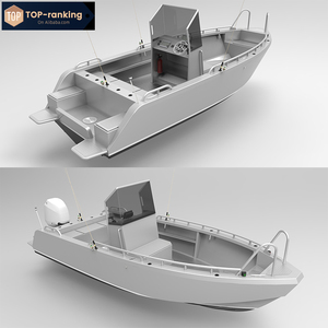 <span class=keywords><strong>Bateau</strong></span> de pêche à console centrale en aluminium léger KinOcean, fabrication directe, service de personnalisation - Product Image 3