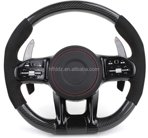 Volante de Fibra de Carbono Tipo Libélula de Alta Calidad para Autos Benz A, C, E, GLA, GLC, GLE, GLS, GLK, en Oferta - Product Image 1