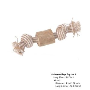 Knot-<b>dog</b> Natural Wood & Rope Eco-Friendly <b>Dog</b> <b>Toy</b> Handmade in Vietnam by HOANG LINH SG Kimy +84938616690 - Product Image 2