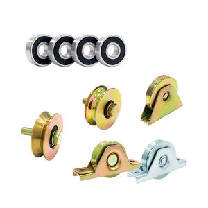 Acciai galvanizzati v Y U cuscinetto a scanalatura cancello scorrevole ruota ruote puleggia per recinzione cancelli porte di sicurezza altre porte - Product Image 2