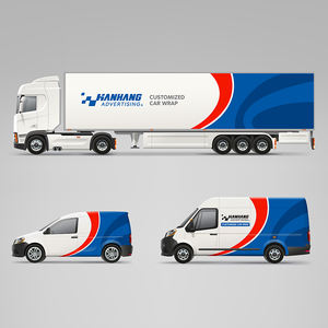 Peta Rute Truk Pengiriman Pembungkus Kendaraan Vinyl Anti Air Anti-UV - Product Image 4