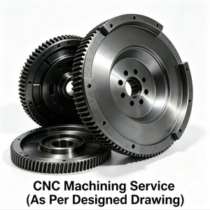 โรเตอร์สเตเตอร์เหล็ก 4140 ชุบแข็งด้วยความร้อนแบบ OEM HRC40-50 และเฟืองคลัตช์สตาร์ทเตอร์ โรเตอร์ CNC ฟลายวีล สำหรับอุตสาหกรรมยานยนต์ - Product Image 1