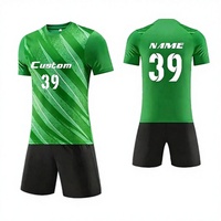Futbol Futbol Isı Transferli Yetişkin Unisex Takım Forması Seti Elastik Bel Kısa Kollu Nefes Alabilen Hızlı Kuruyan Jersey Polyester