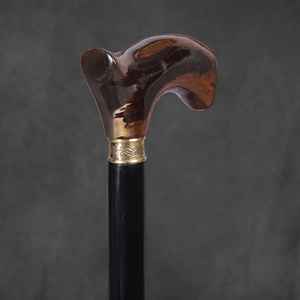 Bastón de Resina y Madera para Caminar con Mango Ergonómico, Acabado Liso y Construcción Duradera - Product Image 1