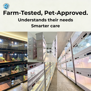 PVC-Reptilien-<span class=keywords><strong>Terrarium</strong></span> mit Konstanter Temperatur, Zuchtbox, Habitat für Bartagamen, Schlangen, Geckos, Frösche und Eidechsen - Product Image 4