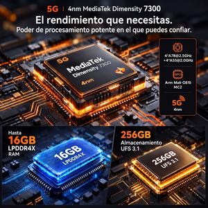 Smartphone AGM X7 Octa Core CDMA 5G Android 16 10000mAh Charge rapide 33W Écran OLED 6,8 pouces IP68/IP69K NFC Double SIM Global - Product Image 6
