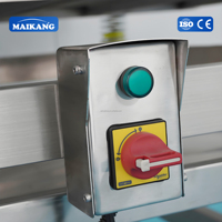 Automatische vibrerende salade-ontwateringsmachine, zachte vibratiescherm oppervlaktewater-extractor/dehydrator voor voedselverwerking