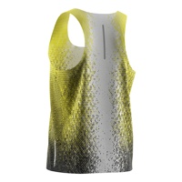 Débardeur de course pour homme, tissu respirant et à séchage rapide, tissu en maille anti-transpiration, garde le corps et le vêtement au frais
