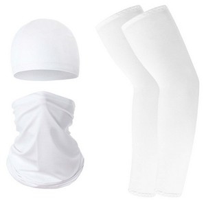 Customized logo Cycling Hat Scarf Cooling Sleeves <b>Sunscreen</b> 3-piece Set - Product Image 3
