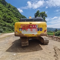 Excavatrice sur chenilles hydraulique Komatsu PC200-11M0 d'occasion de 20 tonnes, machine de construction d'occasion pour les projets miniers et de terrassement