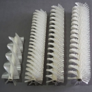 Cepillo giratorio en espiral para limpieza de paneles solares con cerdas de nailon para equipo de lavado con motor robótico para paneles solares - Product Image 6