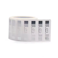 Étiquettes de bibliothèque d'approvisionnement d'usine 13.56Mhz 50*50mm étiquette en papier étiquette Rfid autocollant de gestion de livres