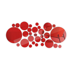 Autocollants muraux circulaires en acrylique créatifs et modernes pour la décoration de la <span class=keywords><strong>chambre</strong></span> <span class=keywords><strong>à</strong></span> <span class=keywords><strong>coucher</strong></span>, du salon et du <span class=keywords><strong>mur</strong></span> derrière la télévision, 32 pièces/ensemble - Product Image 6