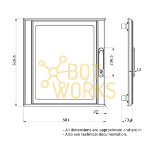 Schneider Electric LVS08134 Vetro Industriale - Nuovo Formato Rettangolare Spessore 3mm-10mm - Product Image 1