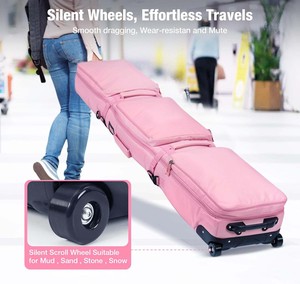 Free sample Ski <b>Boots</b> And Snowboard <b>Boots</b> Bag Custom Ski Travel Bag Perfect For Travel <b>With</b> Waterproof Exterior & Bottom - Product Image 2