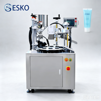 Machine de remplissage et de scellage de tubes semi-automatique à ultrasons ESKO Premium, pour crème cosmétique et gel, avec une grande précision