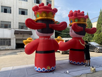 Le dieu de la richesse pour la fête du printemps chinois, dieu de la fortune gonflable pour la décoration