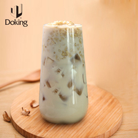 Pabrik Doking kualitas OEM penjualan terbaik siap minum bahan Boba teh gelembung bahan susu gandum buah kaleng