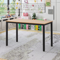 Bureau de travail moderne et durable en bois et acier pour l'étude et l'usage commercial