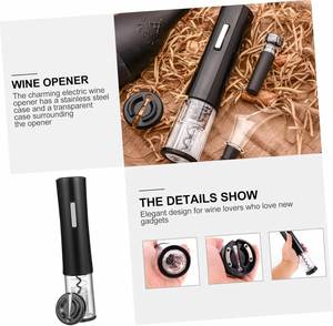 New Style Automatic Aluminum Wine Bottle Opener <b>Battery</b> Operated Engraved Logo Key <b>Ring</b> Promotional Gifts Eco-Friendly Stocked - Product Image 6