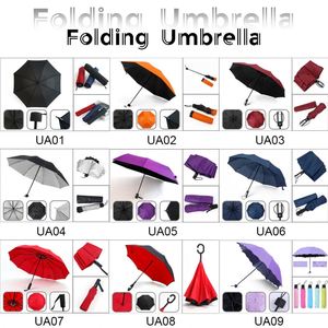 Parapluie pliant promotionnel avec logo personnalisé, pare-soleil compact et portable, parapluie automatique coupe-vent avec logo - Product Image 3