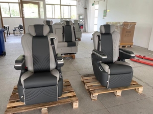 Sièges de voiture avec ventilation et chauffage, sièges en cuir réglables VIP pour Mercedes Vito V-class Viano Metris Sprinter - Product Image 4