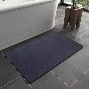Skymoving New Custom <strong>Navy</strong> Soft <strong>Bath</strong> <strong>Mat</strong> Super Absorbent Diatom <strong>Bath</strong> <strong>Mat</strong> Fast Drying Non-slip Natural Bathroom Stone <strong>Mat</strong> - Product Image 6