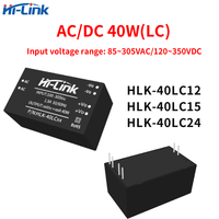 Module d'alimentation à découpage à sortie unique Hi-Link 40W 40LC09 40LC12 40LC15 40LC18 40LC24 Protection contre les surcharges et les courts-circuits